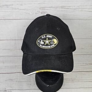 U.S. Army All-American Bowl Hat BWM Global Men's L/XL Black Flex Fit Cap